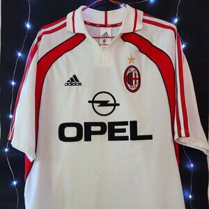 Adidas 2000-2002 AC Milan Vintage Away Football Jersey L